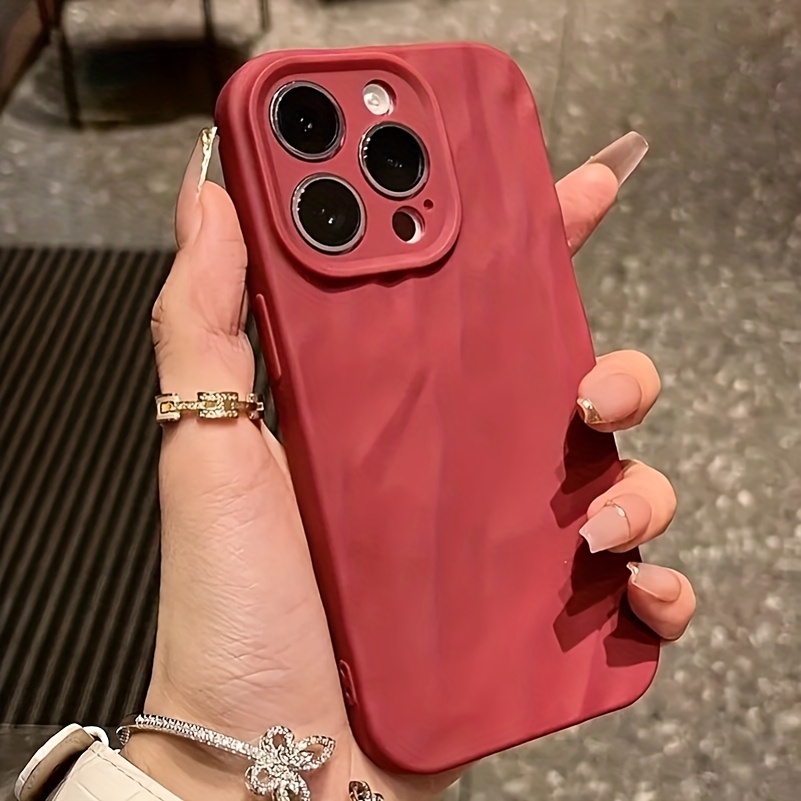 Ruched Folding Phone Case Compatible with iPhone16/15/14/13/12/11 Plus/Pro Max/X/XS/Xr/7/8 Plus – Shockproof TPU Full Protective Candy Color Cover Bundle